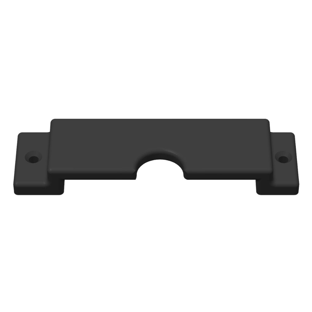 Profile view of the VanMount plastering trowel holder bracket